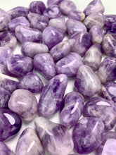 Load image into Gallery viewer, Chevron Amethyst Tumbled Stone