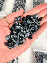 Load image into Gallery viewer, Snowflake Obsidian Bag