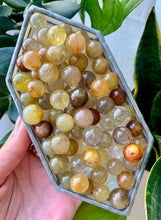 Load image into Gallery viewer, Mini Golden Rutile Quartz Sphere