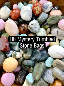 1LB Mystery Tumbled Stone Bag