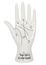 Load image into Gallery viewer, Decorative White Palmistry Hand