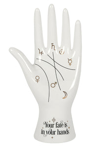 Decorative White Palmistry Hand