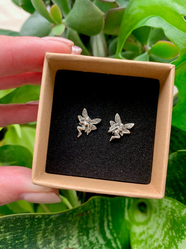 Sterling Silver Fairy Studs