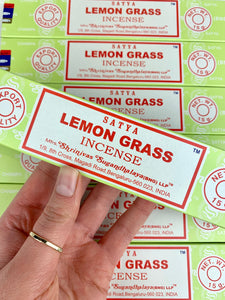 Satya Lemon Grass Incense - 15 Gram Pack