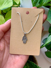 Load image into Gallery viewer, Sterling Silver Hamsa Pendant
