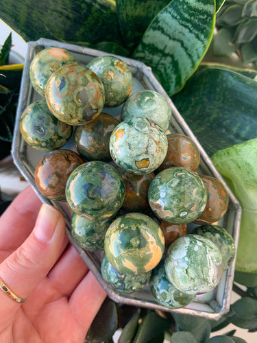 Rhyolite Jasper Sphere