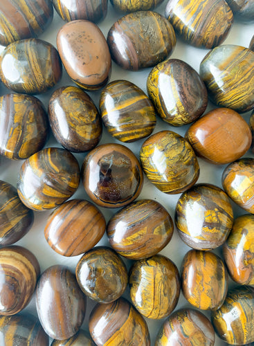 Tigers Eye Tumbled Stone