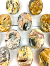 Load image into Gallery viewer, Crazy Lace Agate Palm Stone