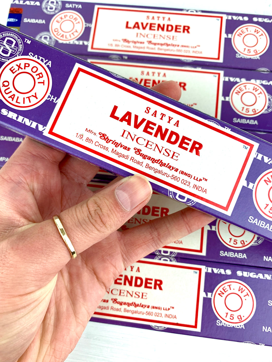 Satya Lavender Incense - 15 Gram Pack