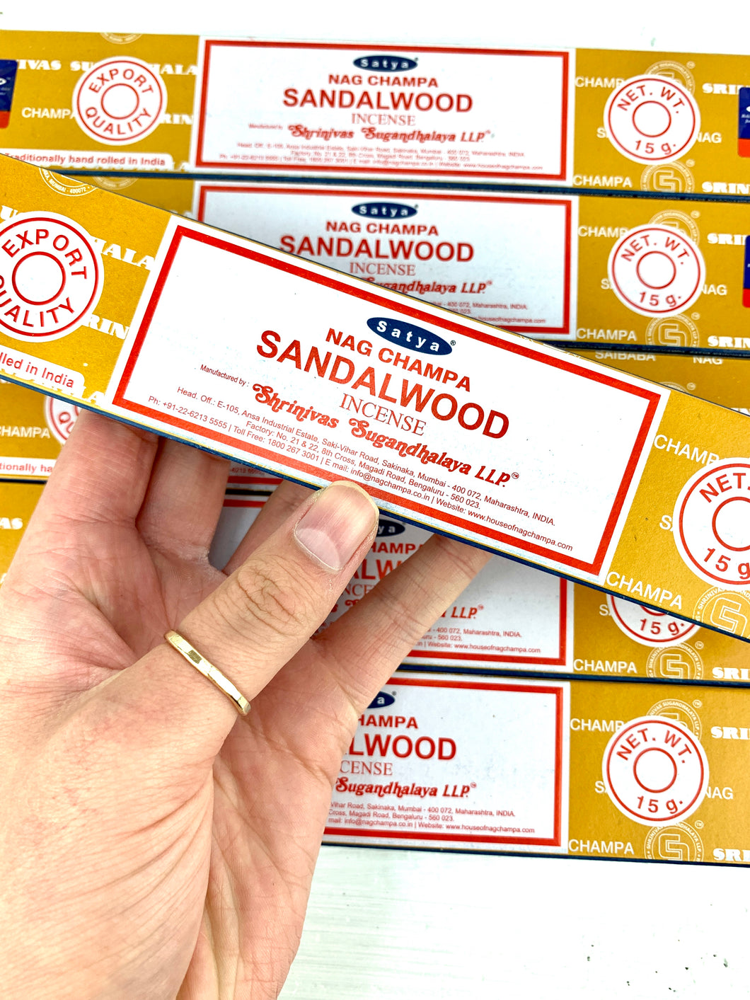 Satya Sandalwood Incense - 15 Gram Pack