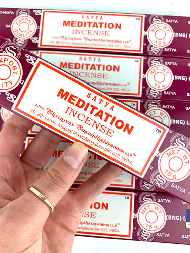 Satya Meditation Incense - 15 Gram Pack