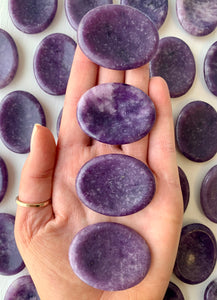 Lepidolite Worry Stone