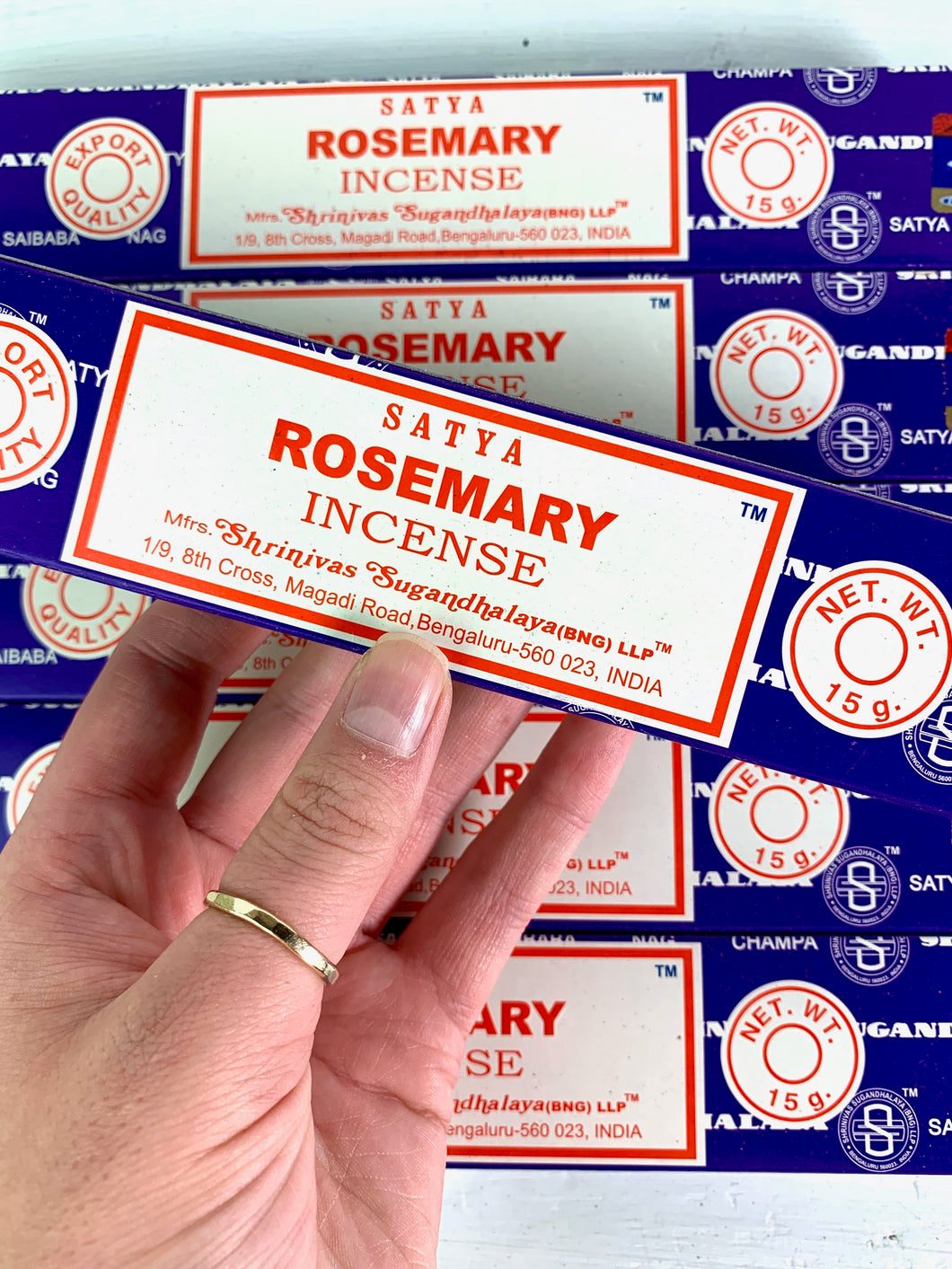 Satya Rosemary Incense - 15 Gram Pack