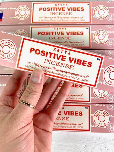 Satya Positive Vibes Incense- 15 Gram Pack