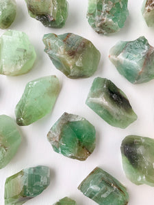 Rough Green Calcite