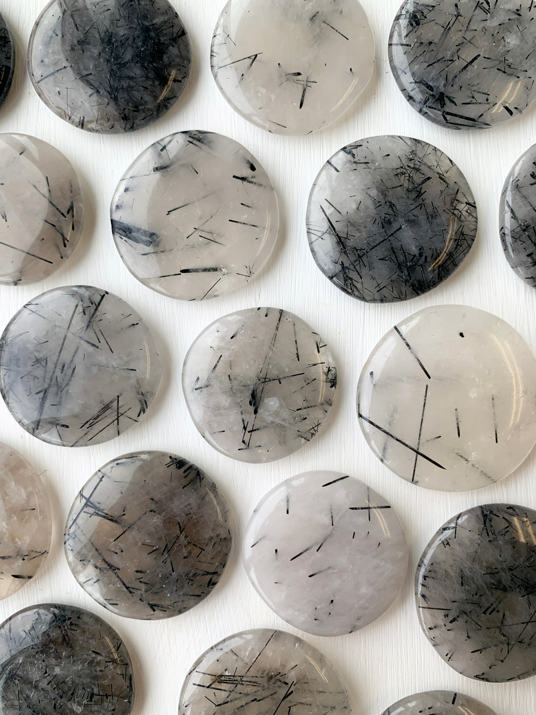 Tourmalated Quartz Rounds
