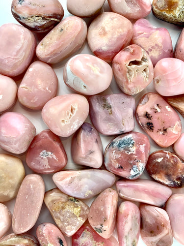 Pink Opal Tumbled Stone (Set Of 3)