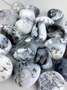 Dendritic Opal Tumbled Stone