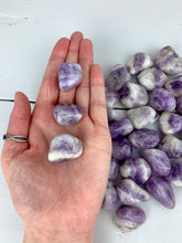 Load image into Gallery viewer, Chevron Amethyst Tumbled Stone